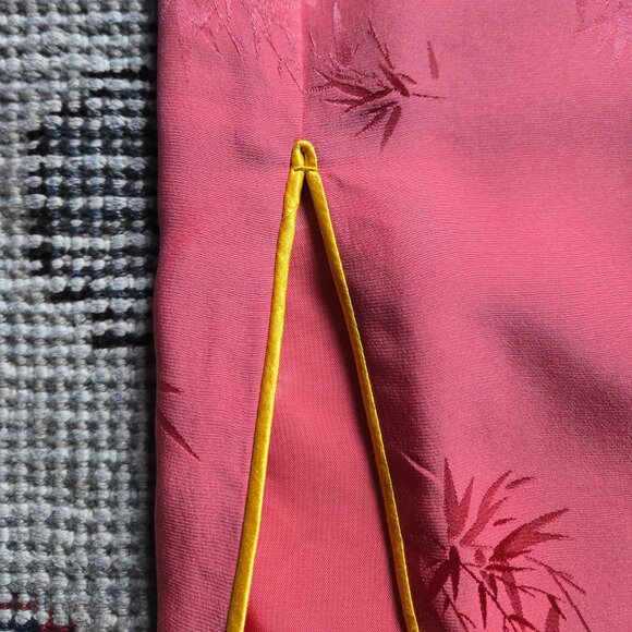 Vintage Painted Cheongsam Dress (Size XS) - Picture 8 of 11